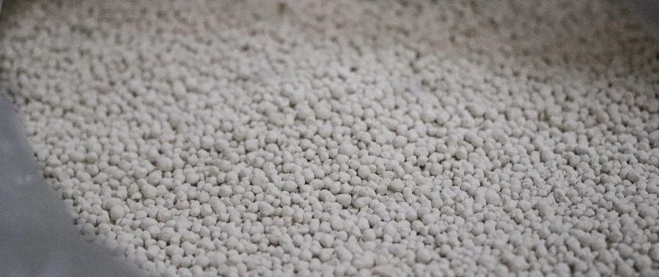 Bag of lime to be used on a property in Westfield, NJ.